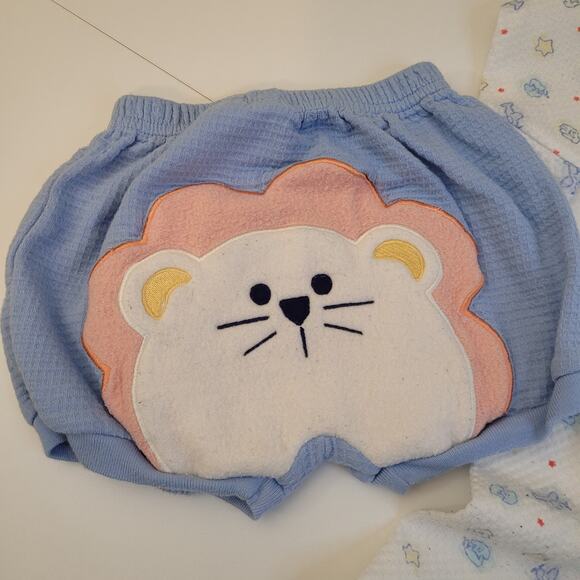 Lot of Vintage Baby Clothes 3-6M McBaby Sesame Street Gerber Blue Unisex - Picture 6 of 10